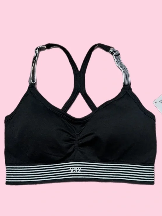 Victoria’s Secret VSX Seamless Padded Medium Support Sport bra black Small - Picture 1 of 2